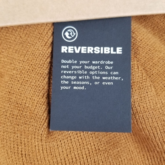 Timberland Men's Logo Jacquard Scarf and Reversible Beanie Hat 2 Piece Set NWT - Picture 10 of 12